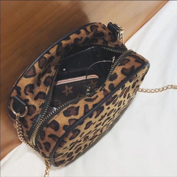 Leopard Print Crossbody Bag, NWOT - Picture 5 of 5